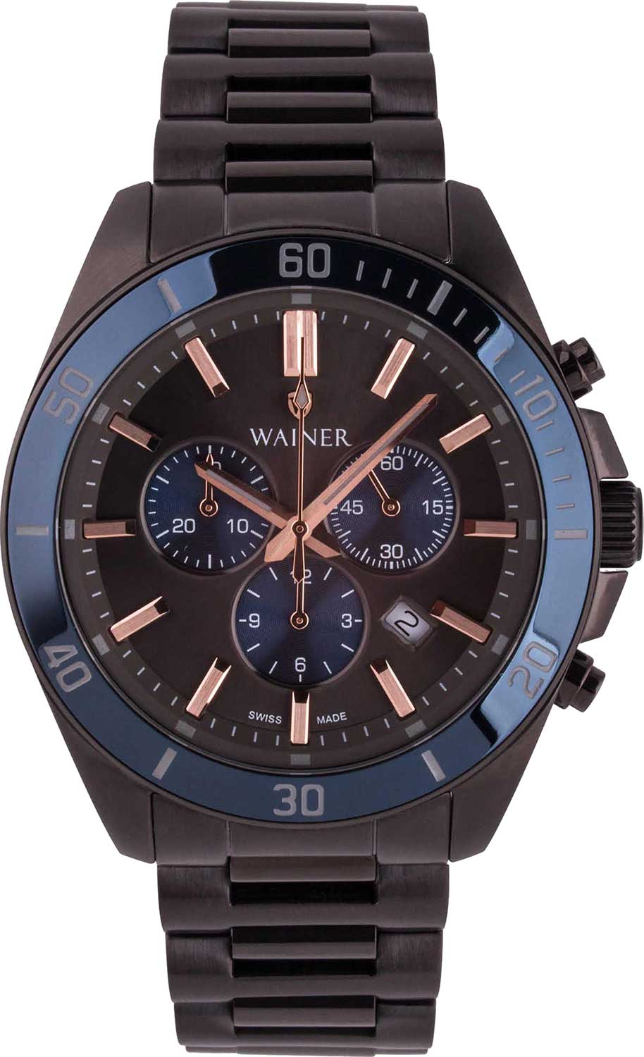 Швейцарские наручные часы Wainer WA.19540-A с хронографом