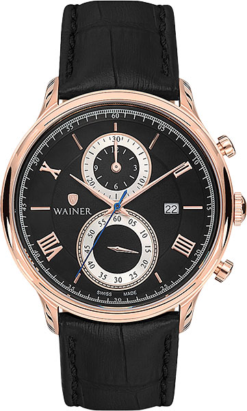 Швейцарские наручные часы Wainer WA.19588-A с хронографом