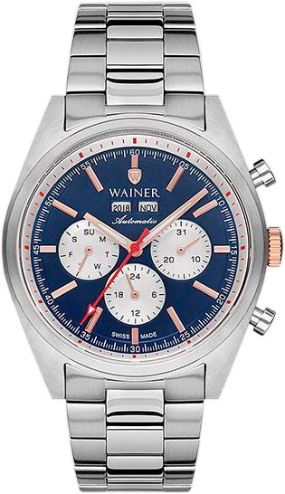 Швейцарские механические наручные часы Wainer WA.25910-A