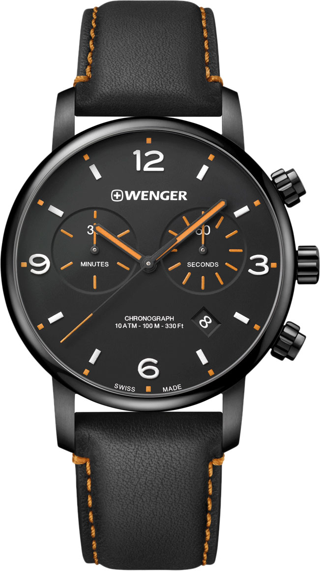 Швейцарские наручные часы Wenger 01.1743.114 с хронографом