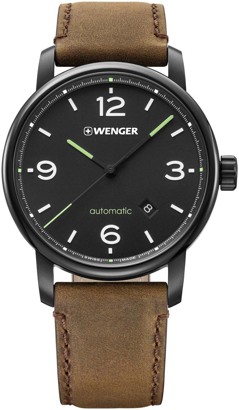 Швейцарские механические наручные часы Wenger 01.1746.102