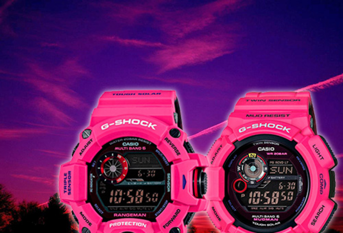 Обзор мужских японских часов G-Shock из коллекции Men in Sunrise Purple
