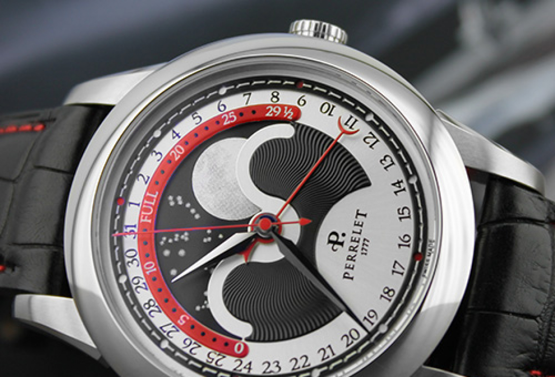 Обзор швейцарских мужских часов Perrelet Moonphase A1039_4