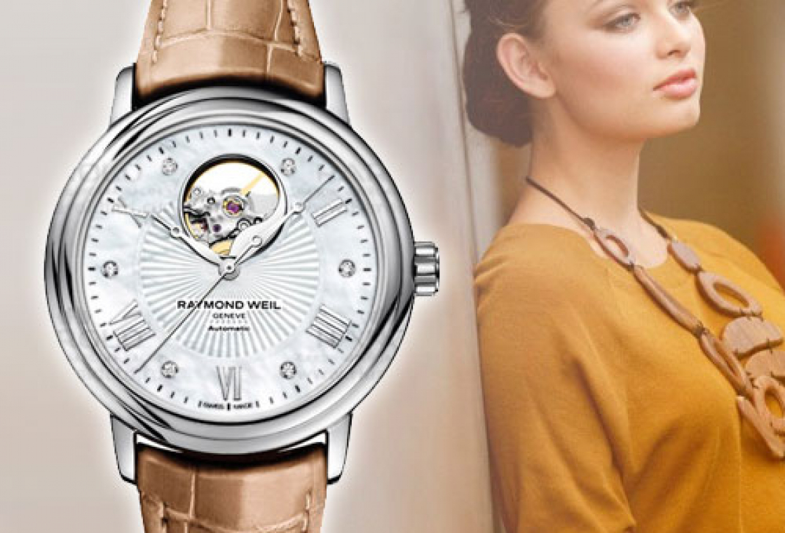 Обзор швейцарских женских часов Raymond Weil 2827-L4-00966 из коллекции Maestro
