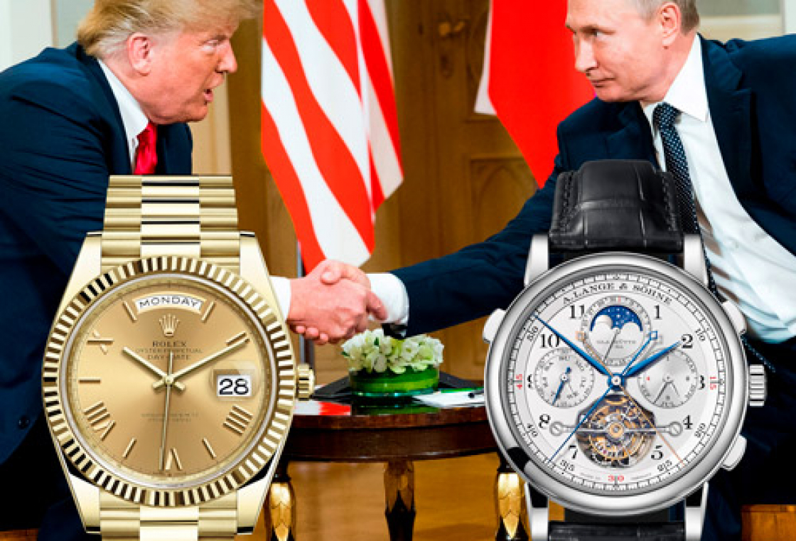 Путин vs. Трамп: что говорит выбор часов о пристрастиях и вкусах президентов России и США