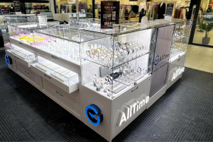 Островной магазин часов и украшений AllTime в ТРЦ Аквамолл, г. Ульяновск