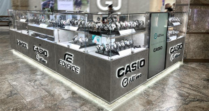 Островной магазин часов Casio AllTime в ТЦ Галерея Вояж, г. Тюмень
