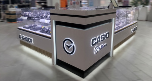 Островной магазин часов Casio AllTime в ТРЦ KazanMall, г. Казань